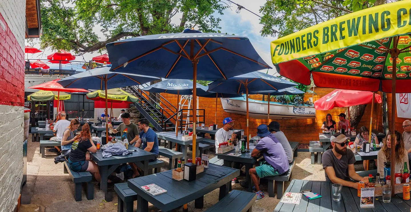 NSYC patio in Northside Cincinnati